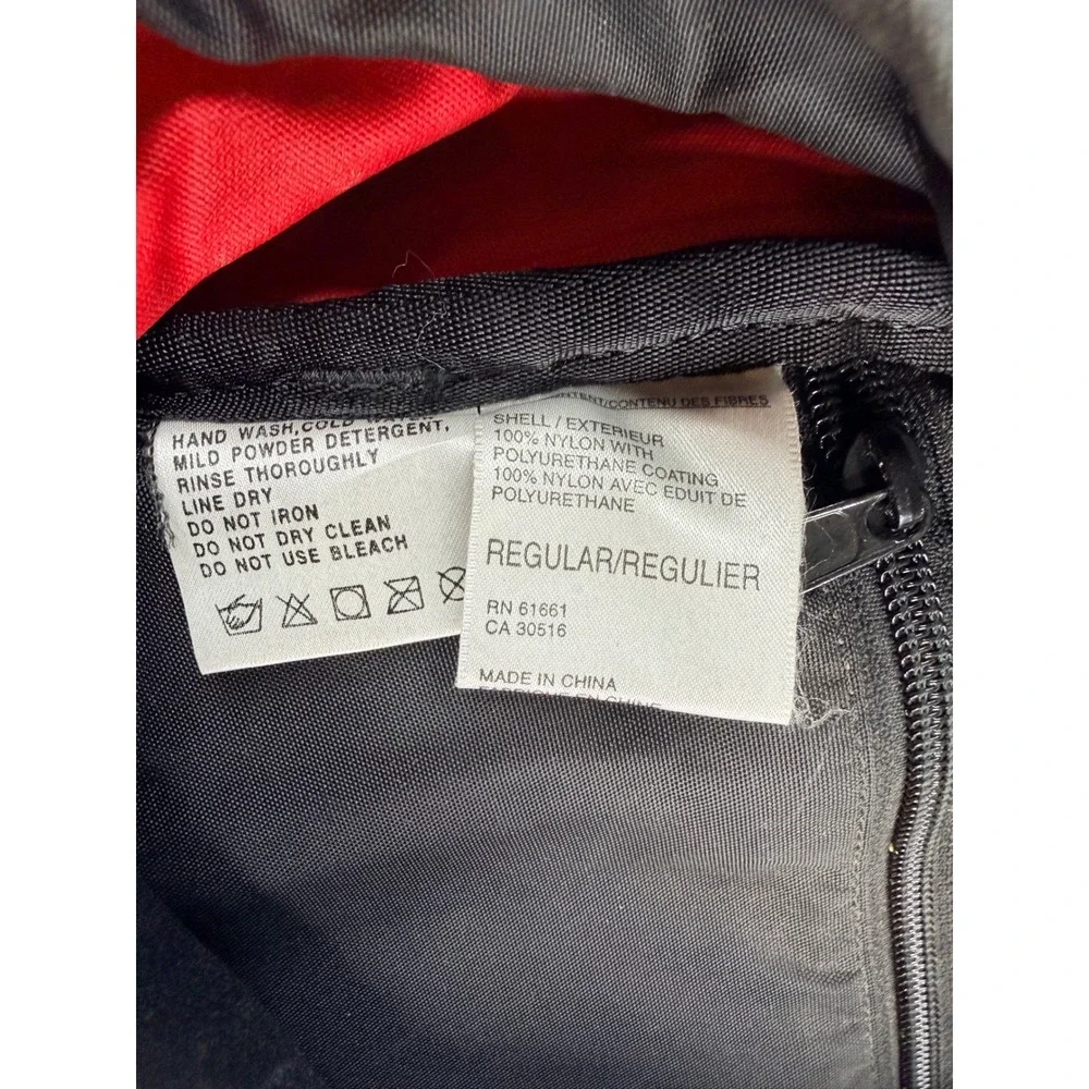 Vintage North Face Patrol‎ Pack Backpack Red Black Hiking Travel Nylon Bag